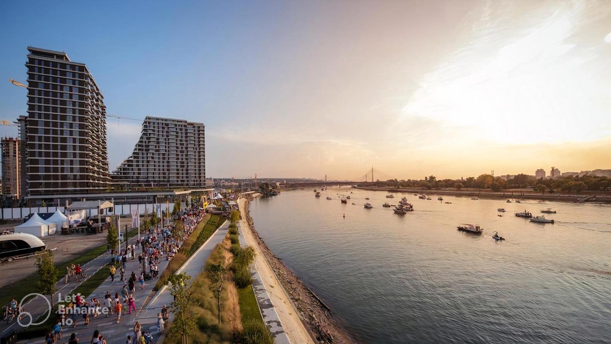 Beldorado Apartments - Belgrade Waterfront Royal Luxury Studio Eksteriør billede